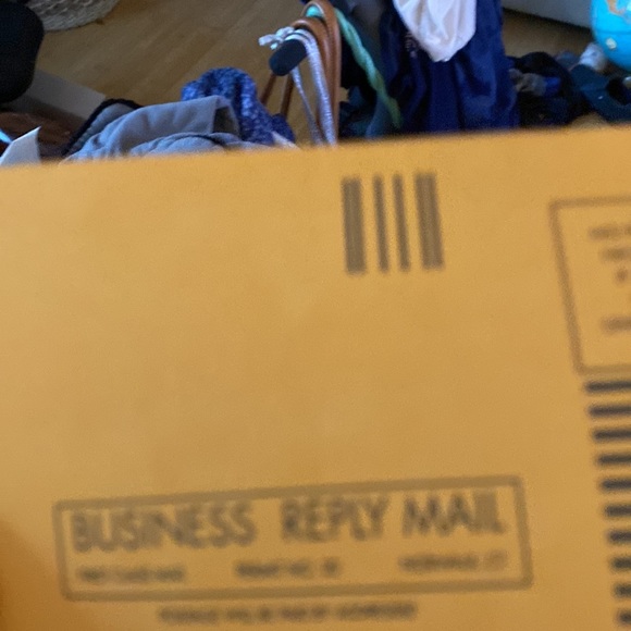 Dooney &Bourke Shelby Shopper in gray with honey accents hardware in gold EUC - Picture 12 of 15